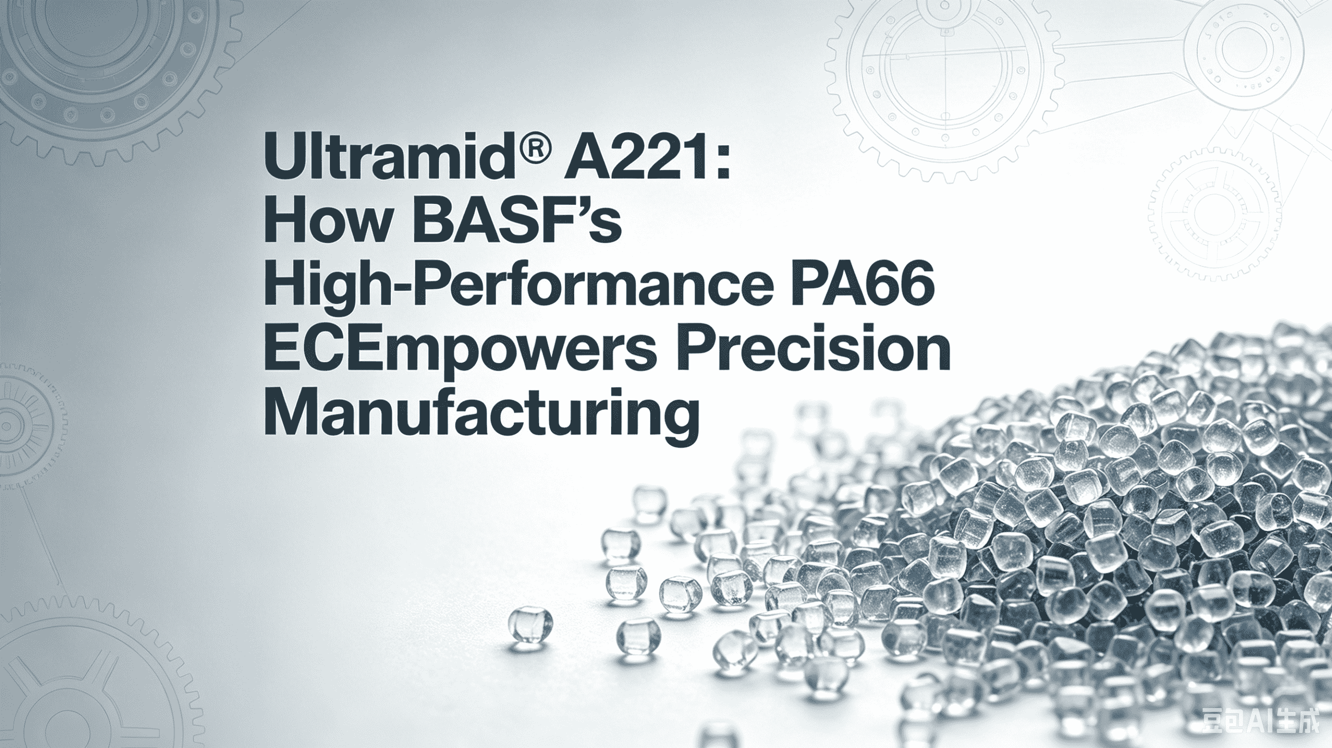 Ultramid® A221: cómo el PA66 de alto rendimiento de BASF potencia la fabricación de precisión
